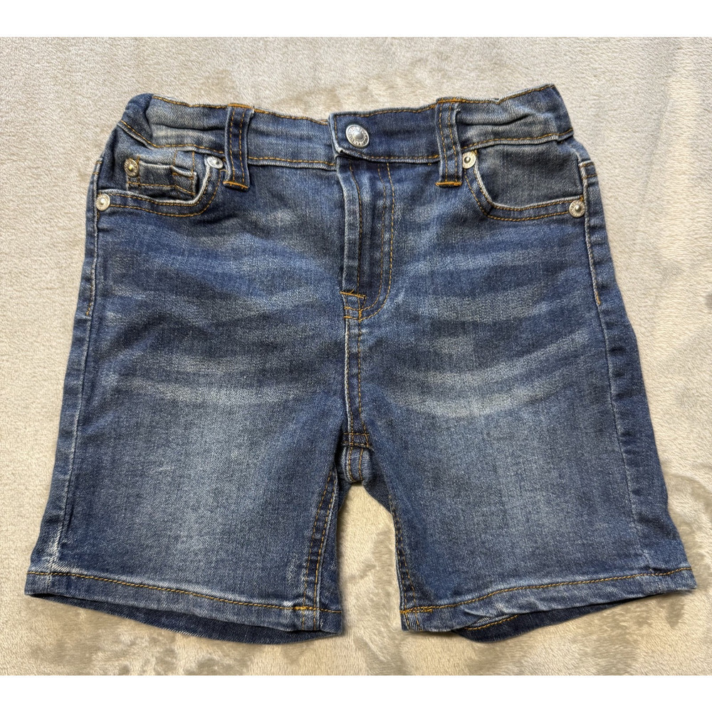Seven 7 For‎ All Mankind Shorts Kids/Toddler Size 4 Denim Stretch Jean Shorts